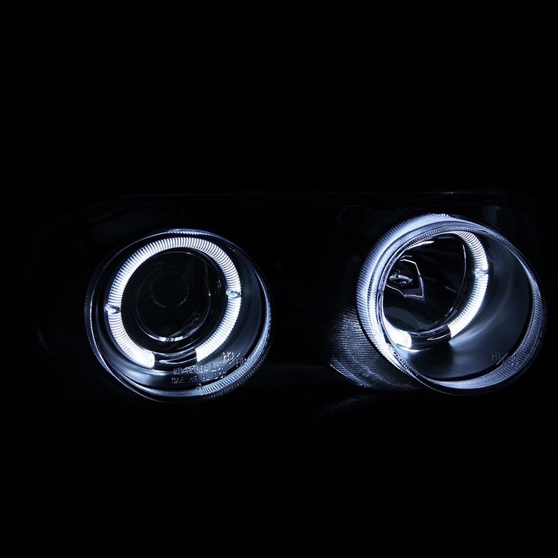 ANZO | Projector Headlights w/ Halo Black - ACURA INTEGRA Anzo USA Éclairage
