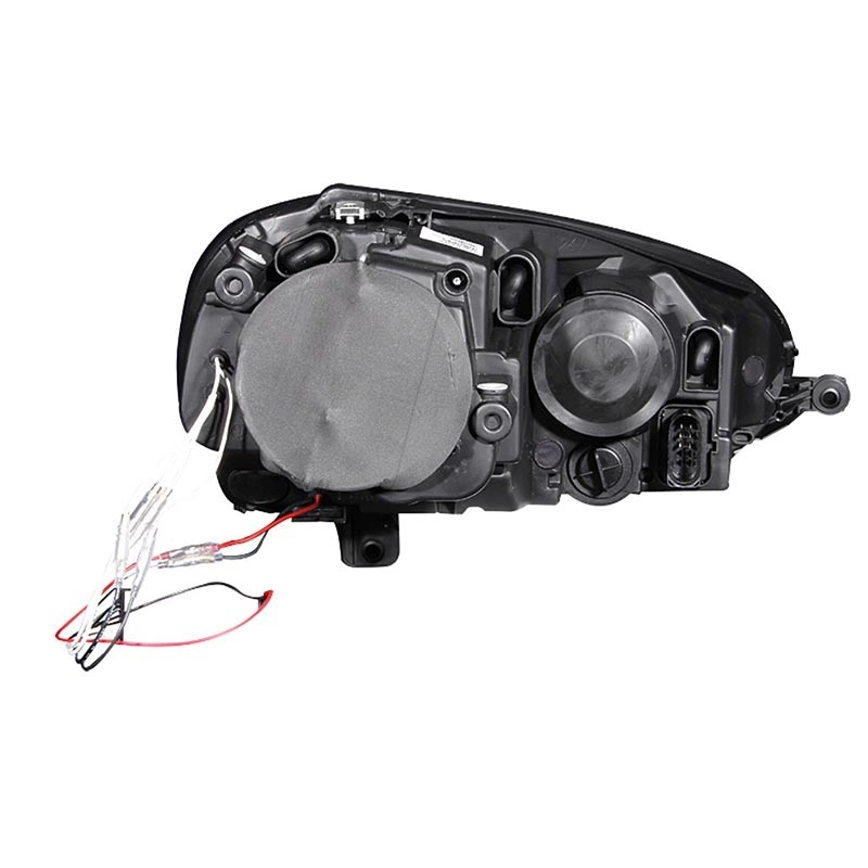 ANZO | Projector Headlights w/ Halo Black (SMD LED) - GTI / Jetta / Rabbit 2006-2009 (w/o HID bulbs) Anzo USA Phares avant