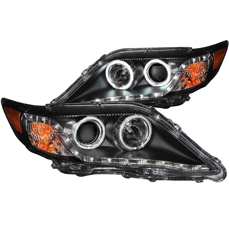 ANZO | Projector Headlights w/ Halo Black (SMD LED) - TOYOTA CAMRY Anzo USA Éclairage