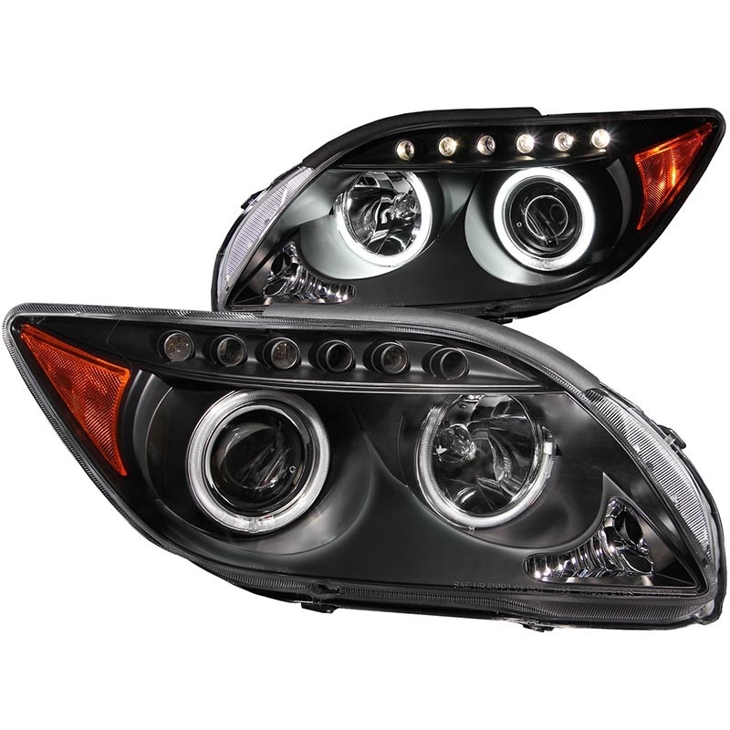 ANZO | Projector Headlights w/ Halo Black (SMD LED) - SCION TC Anzo USA Éclairage