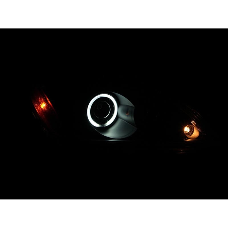 ANZO | Projector Headlights w/ Halo Black (SMD LED) - MITSUBISHI LANCER Anzo USA Éclairage