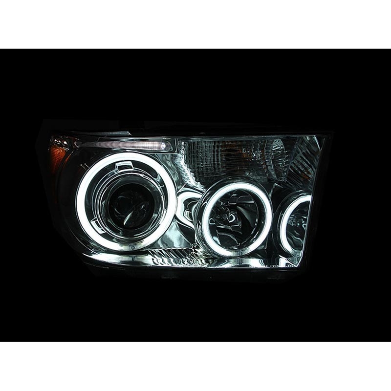 ANZO | Projector Headlights w/ Halo Black (SMD LED) - TUNDRA/SEQUOIA Anzo USA Éclairage