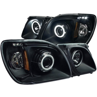 ANZO | Projector Headlights w/ Halo Black (SMD LED) - LX470 4.7L 2000-2007 Anzo USA Lighting