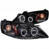 ANZO | Projector Headlights w/ Halo Black (SMD LED) - PONTIAC G6 Anzo USA Éclairage