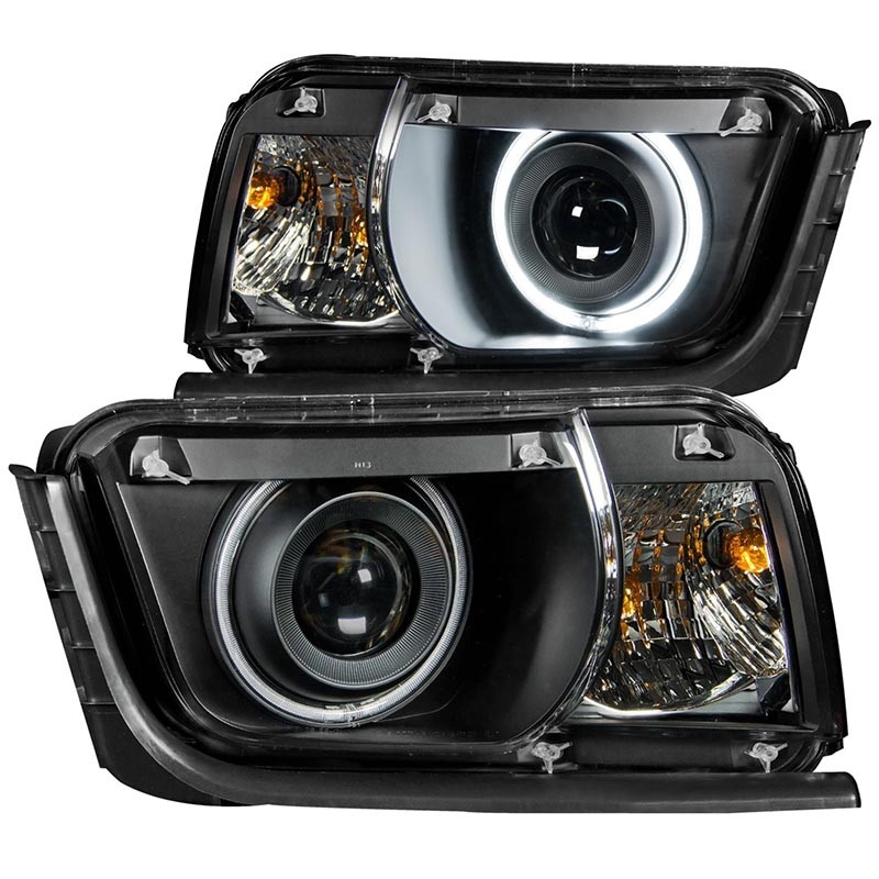 ANZO | Projector Headlights w/ Halo Black (SMD LED) - CHEVROLET CAMARO Anzo USA Éclairage
