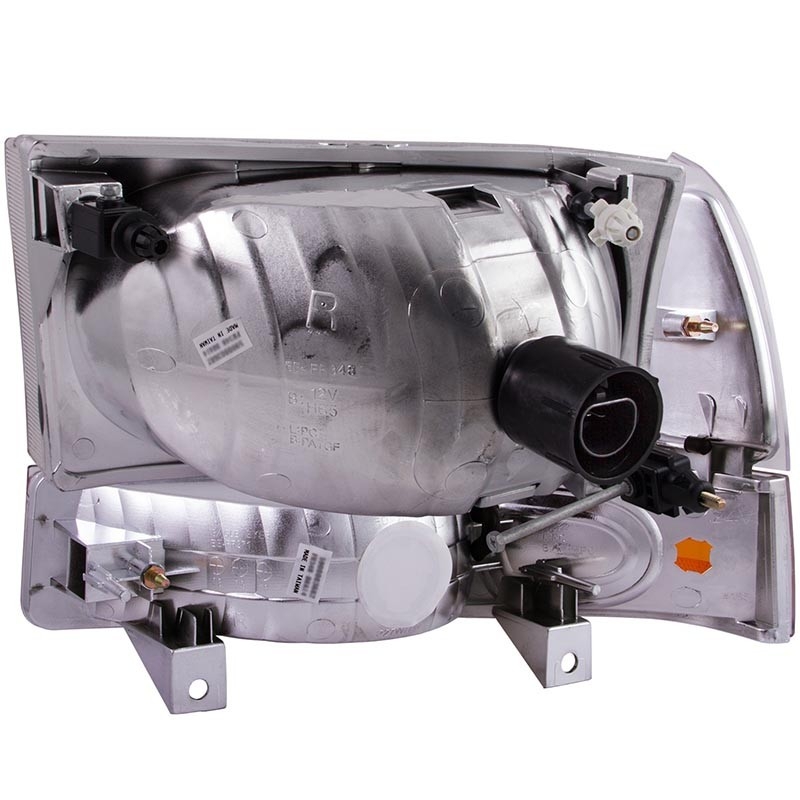 ANZO | Crystal Headlights Chrome avec LED 1pc - Excursion / F250 / F350 1999-2004 Anzo USA Phares avant