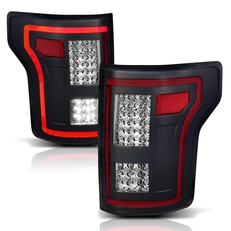 ANZO | LED Taillights Noir w/ Sequentiel - F-150 2.7T / 3.5L / 5.0L 2015-2017 Anzo USA Lighting