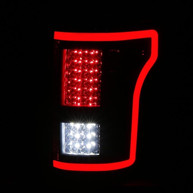 ANZO | LED Taillights Noir w/ Sequentiel - F-150 2.7T / 3.5L / 5.0L 2015-2017 Anzo USA Lighting