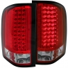 ANZO | LED Taillights Red / Clear - Silverado 1500 / 2500 HD / Classic / 3500 HD 2007-2014 Anzo USA Lighting