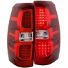 ANZO | LED Taillights Red / Clear - CHEVROLET AVALANCHE Anzo USA Éclairage