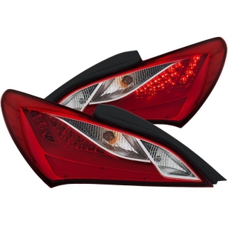 ANZO | LED Taillights Red / Clear - HYUNDAI GENESIS Anzo USA Éclairage