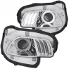 ANZO | Projector Headlights Chrome clear w/ white & Red - JEEP CHEROKEE Anzo USA Éclairage