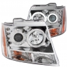 ANZO | Projector Headlights Chrome w/ Halo - CHEVROLET AVALANCHE/TAHOE/SUBURBAN Anzo USA Éclairage