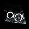 ANZO | Projector Headlights Chrome w/ Halo - FRONTIER/PATHFINDER Anzo USA Éclairage