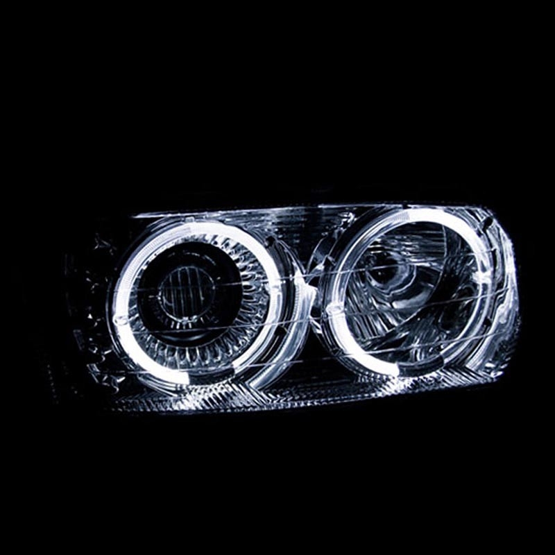 ANZO | Projector Headlights Chrome w/ Halo - GMC 2000-2007 Anzo USA Lighting