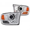 ANZO | Projector Headlights Chrome w/ Halo - DODGE RAM Anzo USA Éclairage