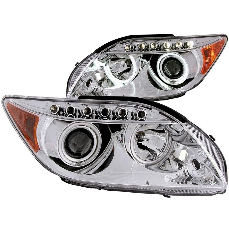 ANZO | Projector Headlights Chrome w/ Halo - tC 2.4L 2005-2010 Anzo USA Lighting