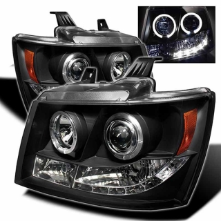 Spyder | Projector Headlights - LED Halo LED - Black SPYDER HALO Headlights