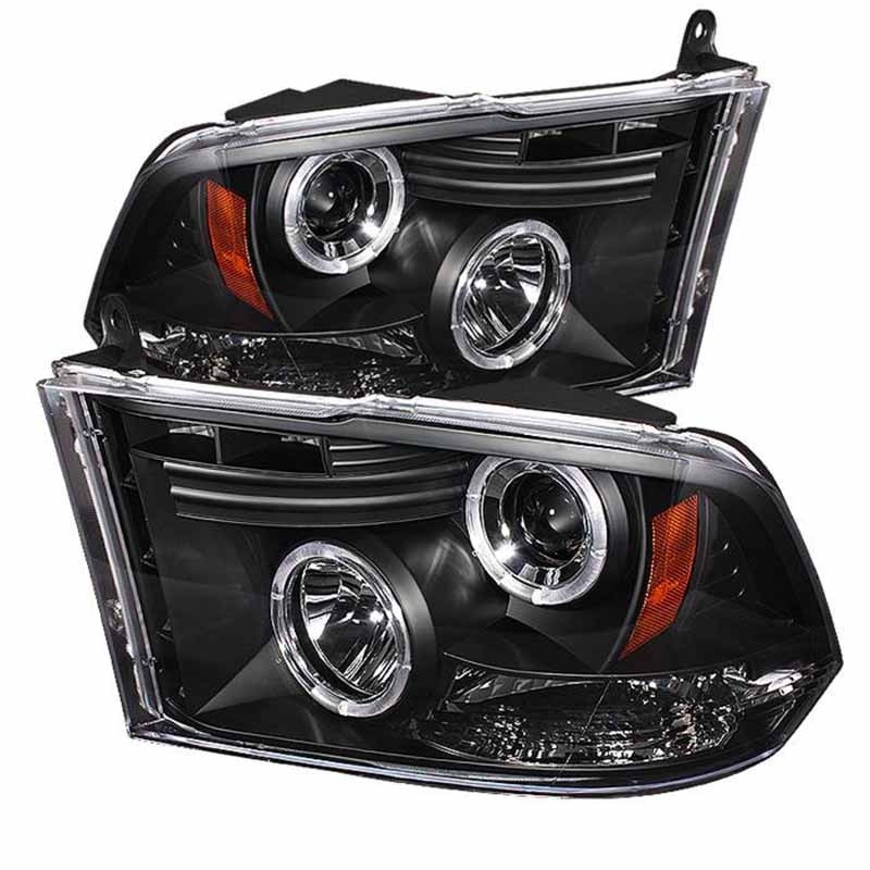 Spyder | Projector Headlights - LED Halo LED - Black SPYDER Headlights