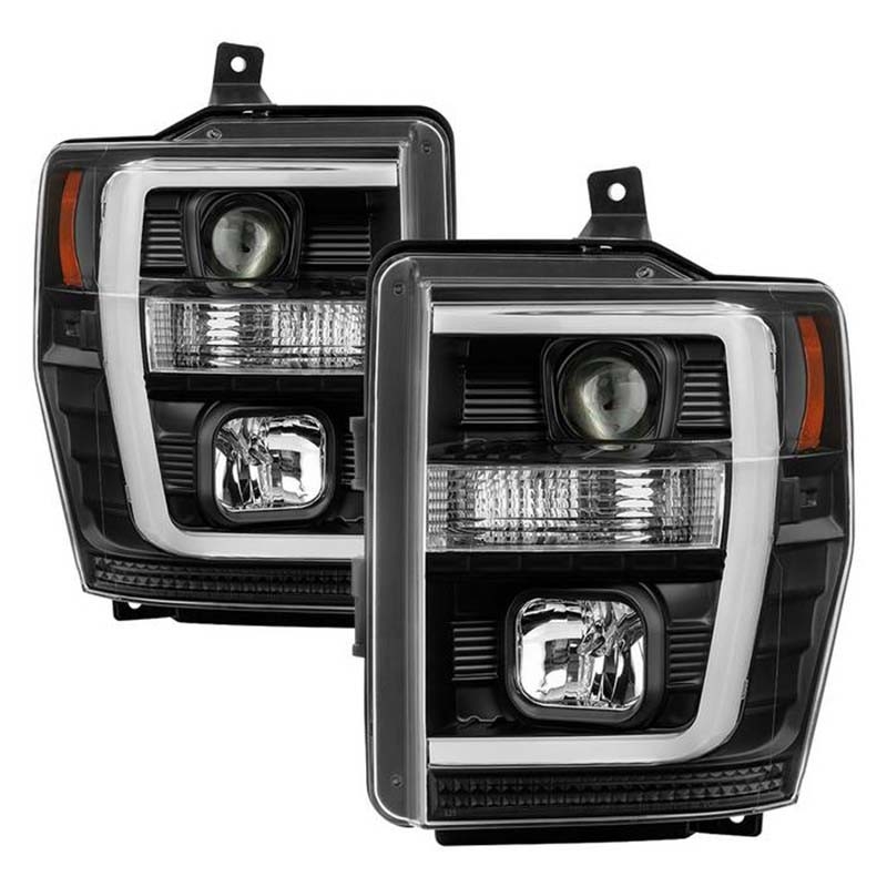 Spyder | Projector Headlights - Light Bar DRL - Black SPYDER Headlights