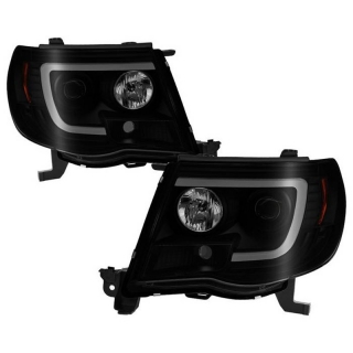 Spyder | Projector Headlights - Light Bar DRL - Black Smoke SPYDER Headlights