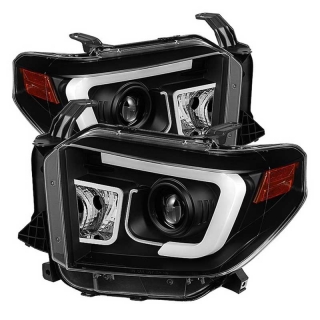 Spyder | Projector Headlights - Light Bar DRL - Black SPYDER Headlights