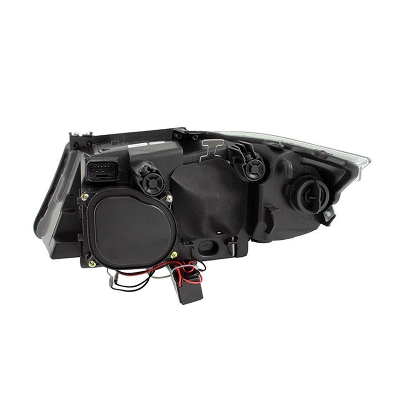 ANZO | Projector Headlights w/ Halo w/ LED Bar Chrome (SMD LED) - BMW SERIES 3 Anzo USA Éclairage