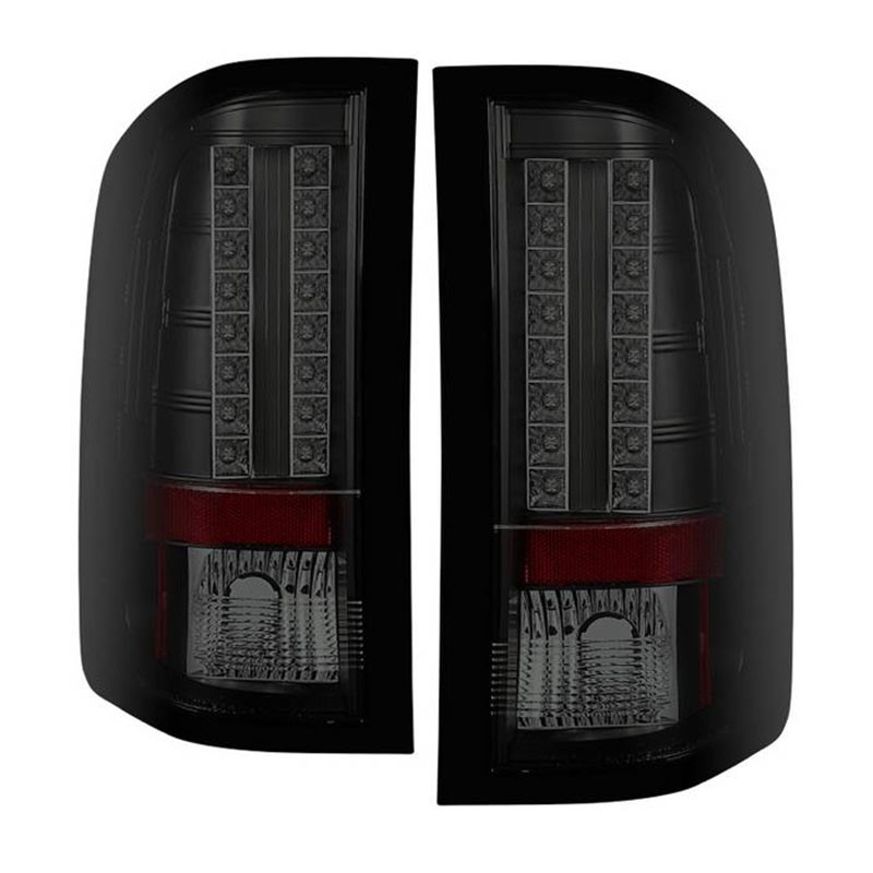 Spyder | Tail Lights - LED Bar Style - Black Smoke SPYDER LED Tail Lights