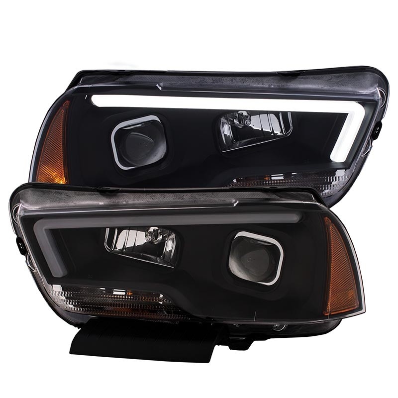 ANZO | Projector Headlights w/ Plank Style Black - DODGE CHARGER Anzo USA Éclairage