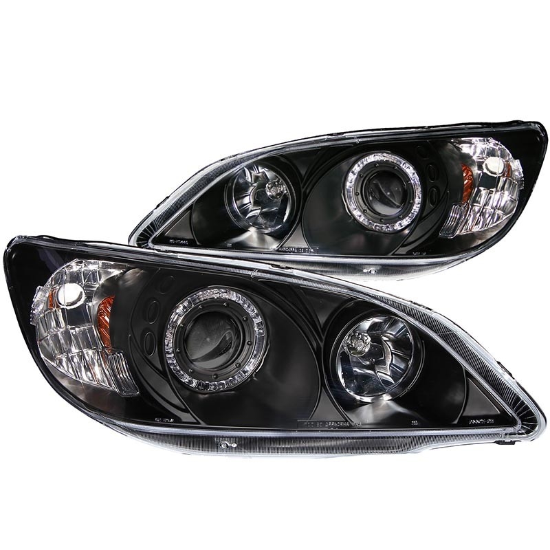 ANZO | Projector Headlights w/ Halo Black - HONDA CIVIC Anzo USA Éclairage