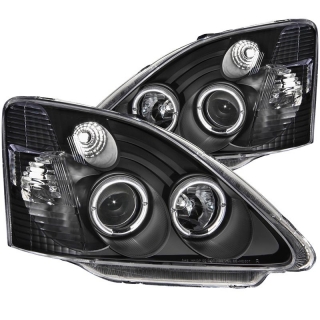 ANZO | Projector Headlights w/ Halo Black - HONDA CIVIC Anzo USA Éclairage
