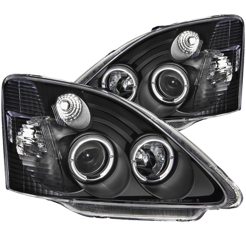 ANZO | Projector Headlights w/ Halo Black - HONDA CIVIC Anzo USA Éclairage