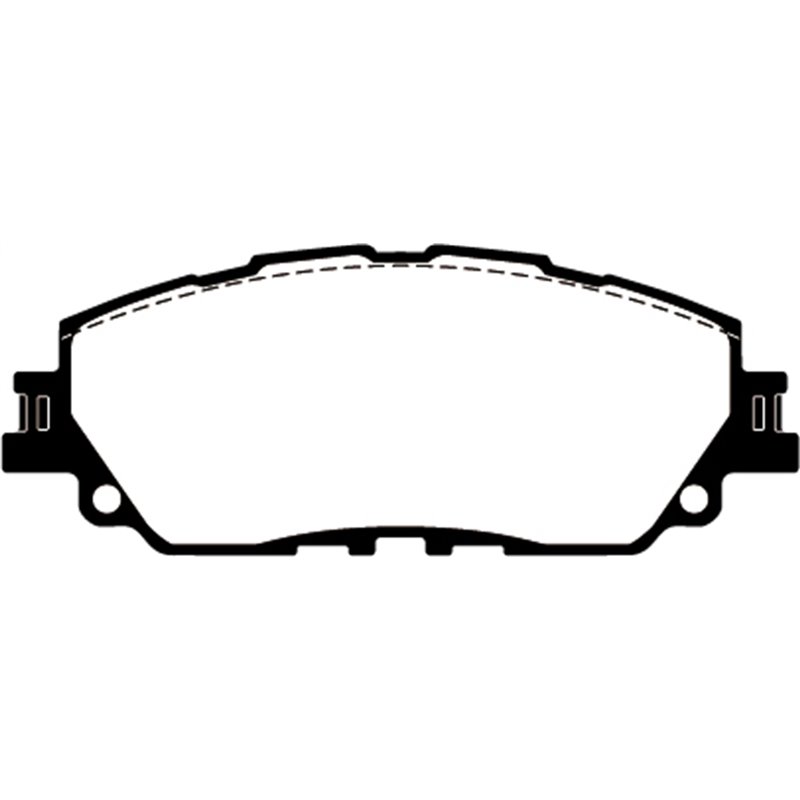 EBC Brakes | Greenstuff 2000 Series Sport Brake Pads - Front - Lexus / Toyota 2018-2022 EBC Brakes Brake Pads