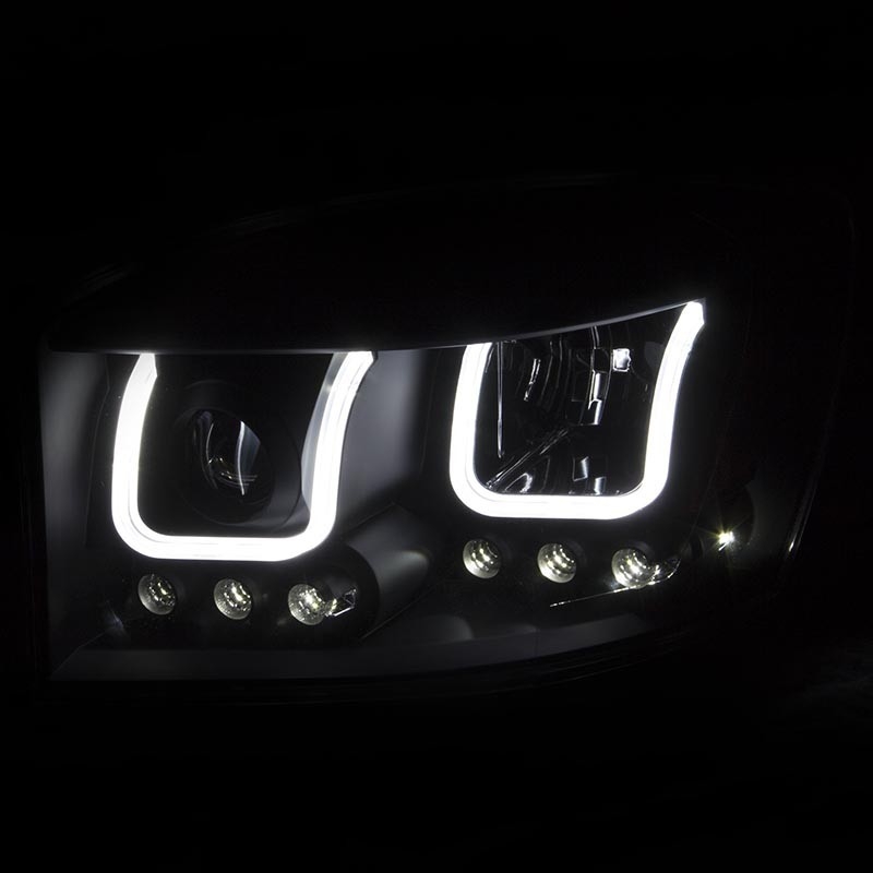 ANZO | Projector Headlights w/ U-Bar Noir - DODGE RAM Anzo USA Éclairage