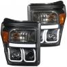 ANZO | Projector Headlights w/ U-Bar Noir - FORD F250+ Anzo USA Éclairage