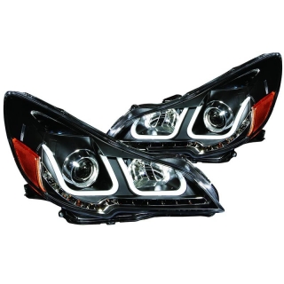 ANZO | Projector Headlights w/ U-Bar Noir - SUBARU LEGACY/OUTBACK Anzo USA Éclairage