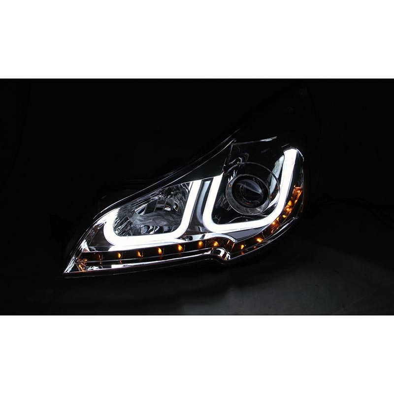 ANZO | Projector Headlights w/ U-Bar Noir - SUBARU LEGACY/OUTBACK Anzo USA Éclairage