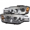 ANZO | Projector Headlights w/ U-Bar Chrome (HID Compatible) - BMW SERIES 3 Anzo USA Éclairage