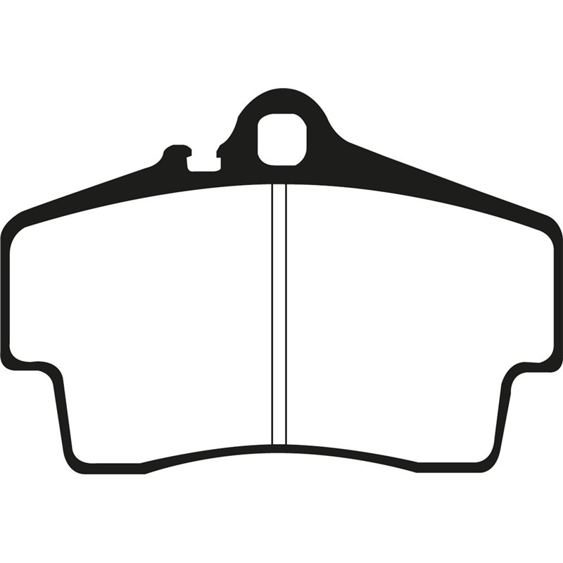 EBC Brakes | Redstuff 3000 Series Ceramic Low Dust Pads - Rear EBC Brakes Brake Pads