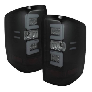 Spyder | Tail Lights - LED Bar Style - Black Smoke SPYDER LED Tail Lights
