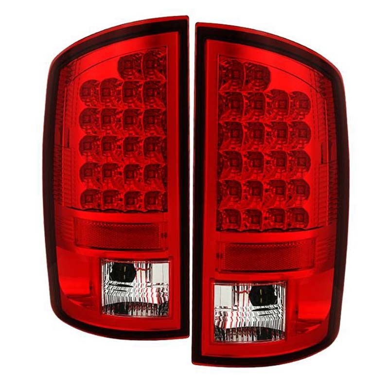 Spyder | Tail Lights - LED Bar Style - Red Clear SPYDER LED Tail Lights