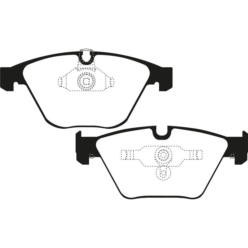 EBC Brakes | Redstuff 3000 Series Ceramic Low Dust Pads - Front EBC Brakes Brake Pads