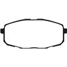 EBC Brakes | Redstuff 3000 Series Ceramic Low Dust Pads - Avant EBC Brakes Plaquettes de freins