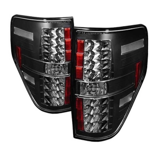 Spyder | Tail Lights - LED Bar Style Black - F-150 2009-2014 SPYDER LED Tail Lights