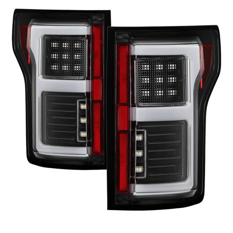 Spyder | Tail Lights - LED Bar Style - Black SPYDER LED Tail Lights