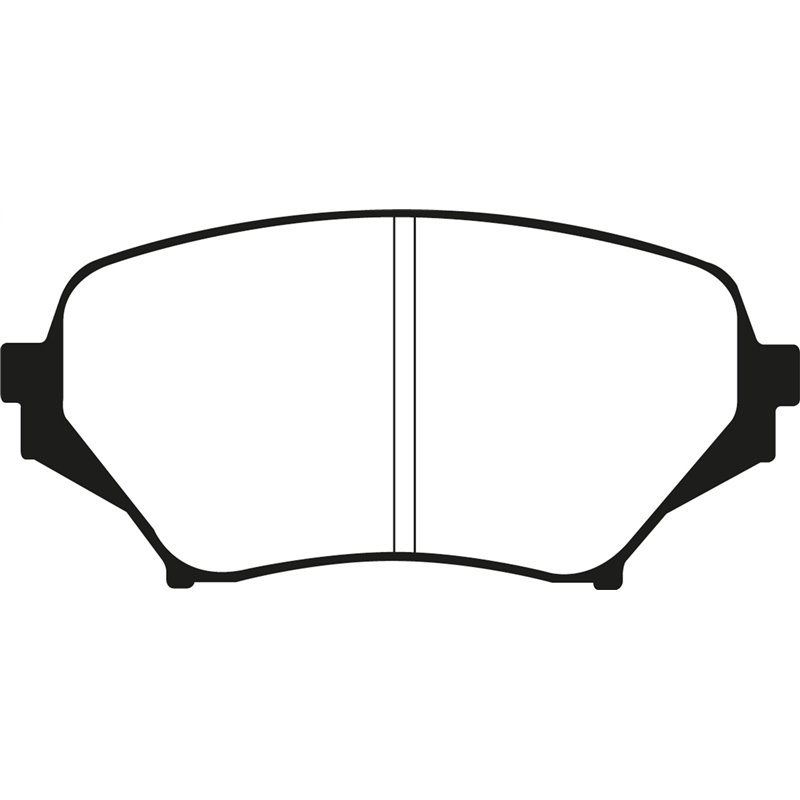 EBC Brakes | Redstuff 3000 Series Ceramic Low Dust Pads - Front EBC Brakes Brake Pads