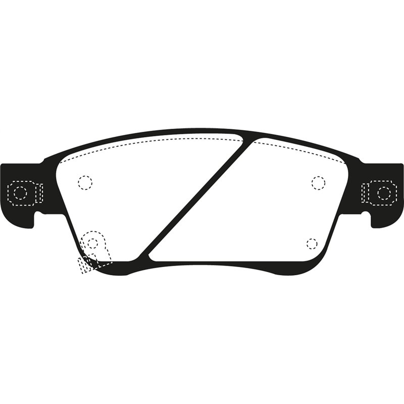 EBC Brakes | Redstuff 3000 Series Ceramic Low Dust Pads - Front EBC Brakes Brake Pads