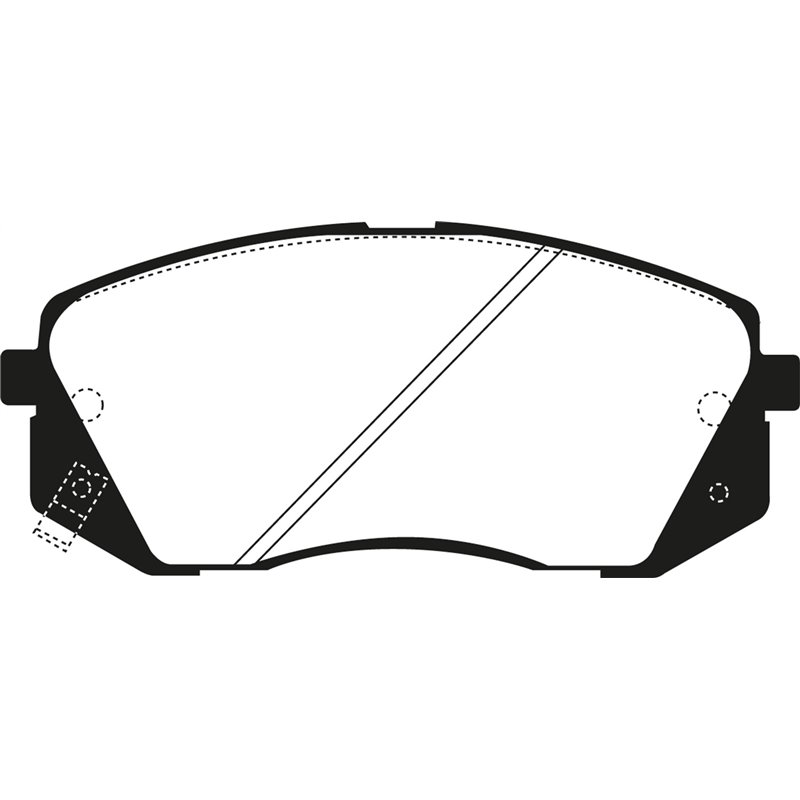 EBC Brakes | Redstuff 3000 Series Ceramic Low Dust Pads - Front - Hyundai / Kia 2010-2022 EBC Brakes Brake Pads