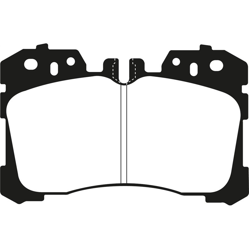 EBC Brakes | Redstuff 3000 Series Ceramic Low Dust Pads - Front - LS460 / LS500 / LS500h / LS600h 2007-2022 EBC Brakes Brake ...