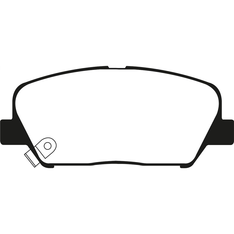 EBC Brakes | Redstuff 3000 Series Ceramic Low Dust Pads - Front EBC Brakes Brake Pads